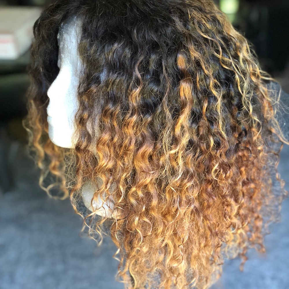 Brazilian Curly 100% Human hair wig